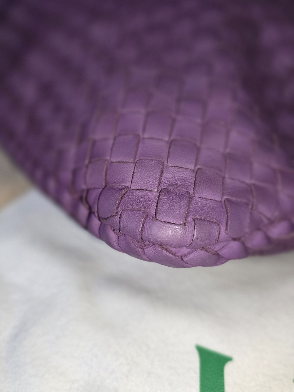 Bottega Veneta Large Purple Intrecciato Hobo Bag - Picture 9 of 16